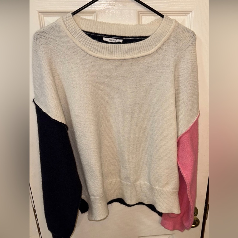 Ladies Color block Sweater